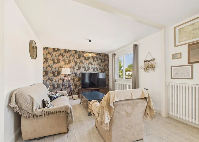 Hébergement de vacances 800 M De La - Maison Pour 6 Avec Jardin *